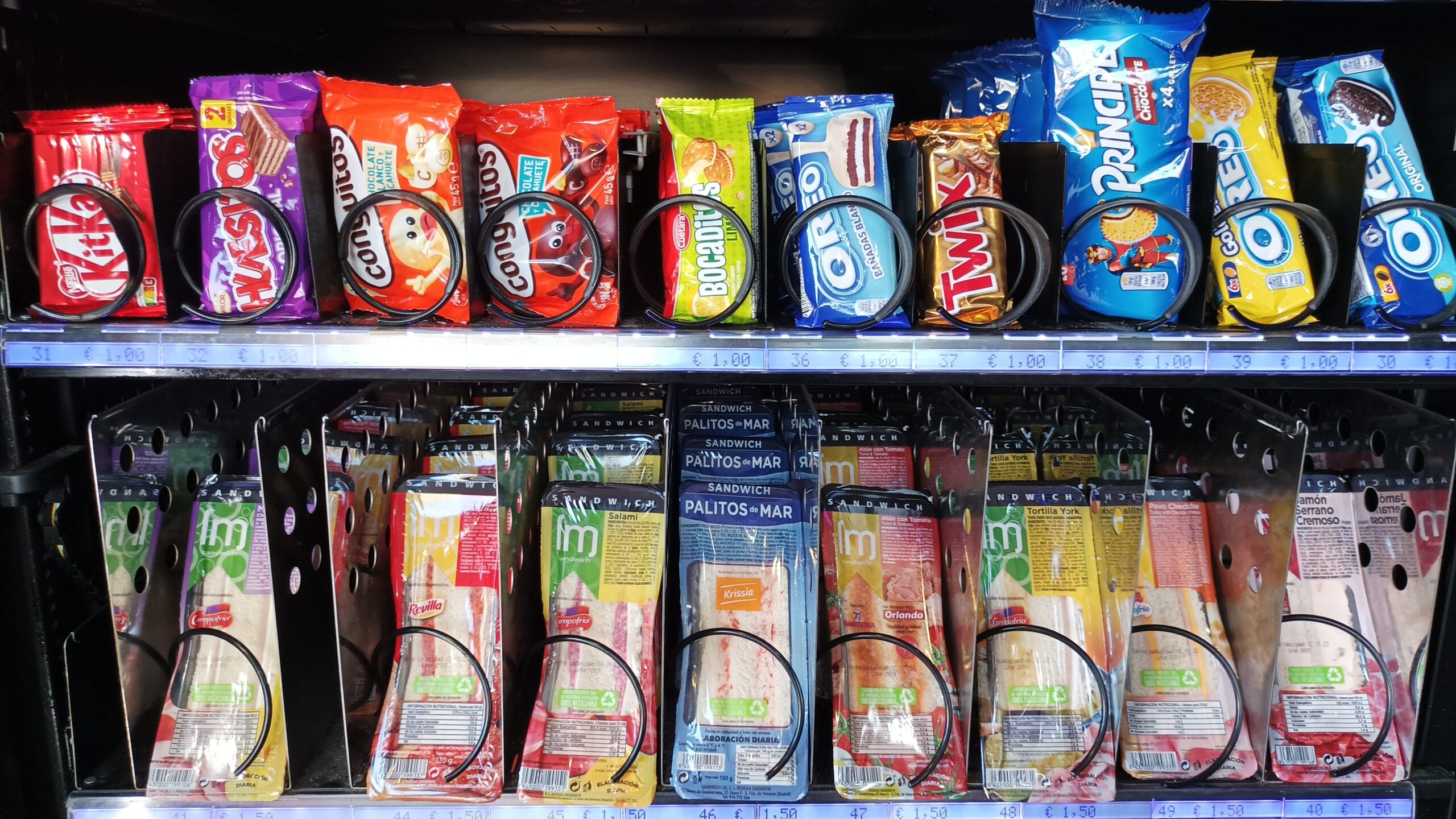 Sandwiches y barritas