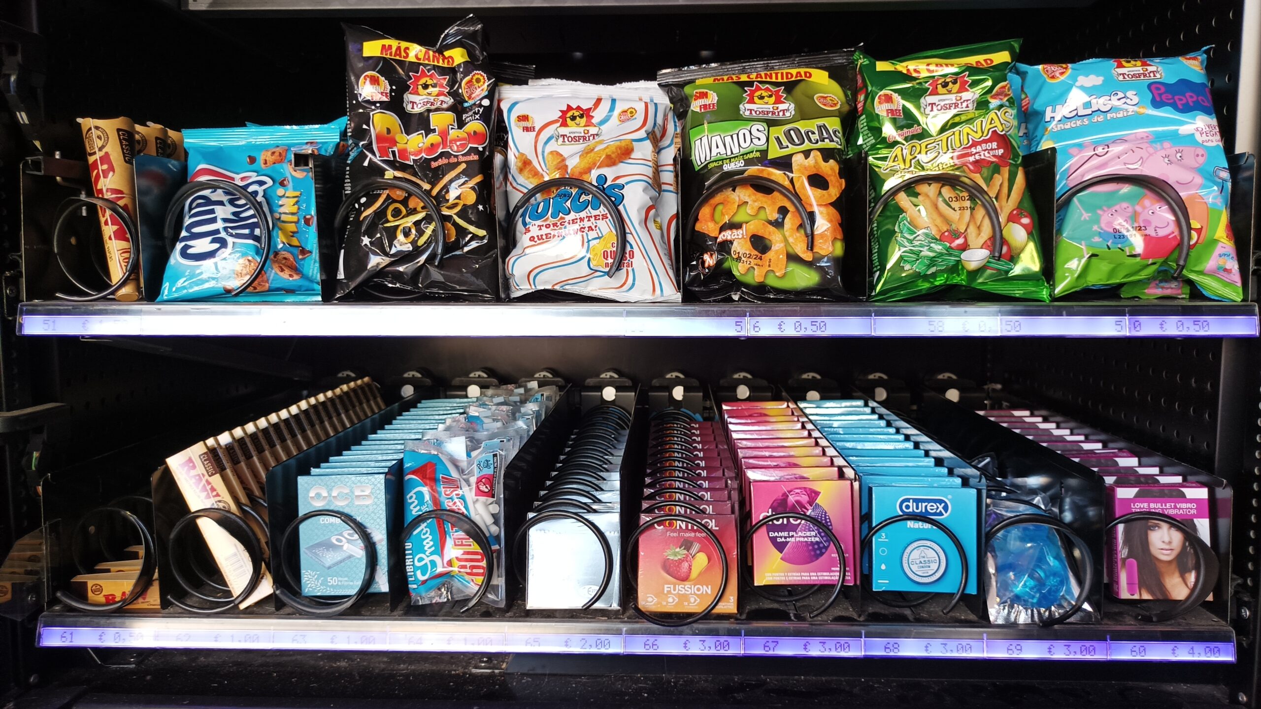 Bolsas de snacks y otros